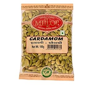 Miltop Premium Cardamom Green Whole (ELAICHI), 100g