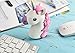Unicorn Emoji Stuff Portable Charger by JACK CHLOE, 2600mAh 5V/1.5A Adorable Unicorn Emoji Power Bank for Phone X / 8/7 / 7 Plus / 6s / 6s Plus/Android Phone and More