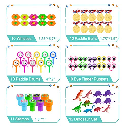 Party Favors for Kids, LUYATA 166PCS Carnival Prizes for Kids Bulk Toy Assortment for Parties Treasure Box Prizes for Classroom Game