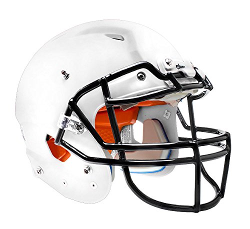 Schutt Sports Youth Vengeance Hybrid MF Football Helmet (Faceguard Not Included), White, Small