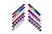 YoungZee Print Slap Bracelets with coloful Animals/Heart Fun Pattern - 25 pcs