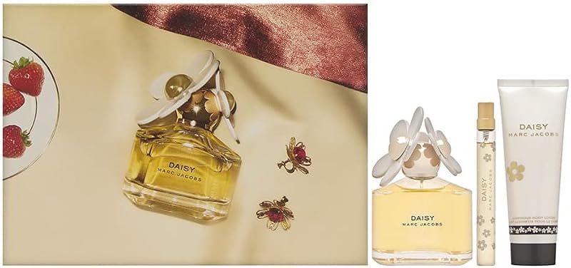 Marc Jacobs Daisy Womens Perfume 3 Piece Gift Set EDT 100ml Lotion 75ml 10ml