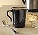 8 oz Plastic Coffee Cups Teacup Unbreakable White Coffee Mugs Shatterproof Reusable Coffee Cup Disposable Plastic Coffee Mugs Cappuccino Cups Plastic Mugs Espresso Cups White Tea Cups 40 Ct