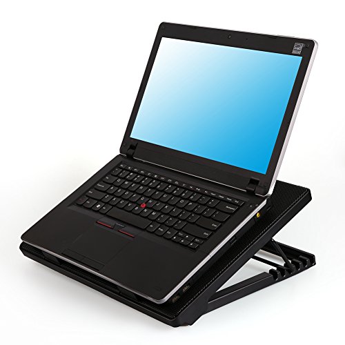 LotFancy 12R-2697-S Angle Adjustable Cooling Pad for 11-17'' Laptop, Cooler with Five Quiet Fans and LED Lights - Thumbnail 7