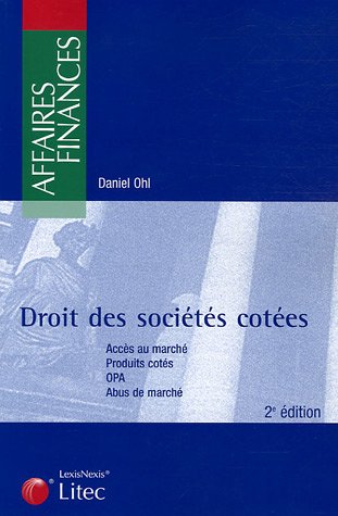 Droit des sociétés cotées