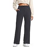 Turnhier Womens Wide Leg Sweatpants Pants Drawstring Casual Athletic Workout Lounge Pants with Pockets
