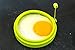 YumYum Utensils Premium Silicone Egg Ring / Pancake Mold. Box of 3 Green Round Nonstick Egg Rings.