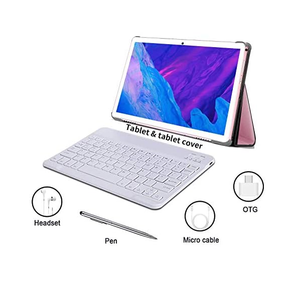 10-Inch-Tablet-4G-Android-10-TabletPC-with-Quad-Core-4GB-RAM-64GB-ROM-Dual-SIM-Card-8000mAh-HD-IPS-Display-Google-WIFIBluetoothGPSPink AOYODKG 10 Inch Phablet Android 10 Tablet PC, Quad-Core Pad with 4GB RAM 64GB ROM Dual SIM Card,4G LTE,5MP + 8MP Camera…