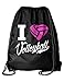 I Love Volleyball Sackpack Drawstring Back Pack