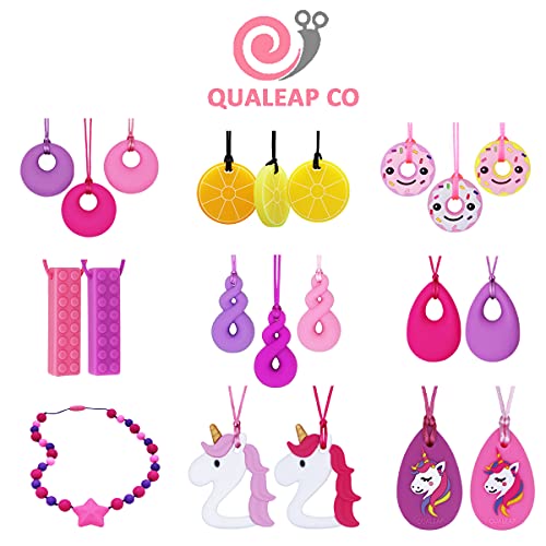 Sensory Chew Necklace for Kids, Girls Oral Sensory Chew Toys