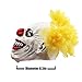 XIAO MO GU Latex Halloween Party Cosplay Face Mask Clown Costumes Mask (Yellow Hair) (Yellow)