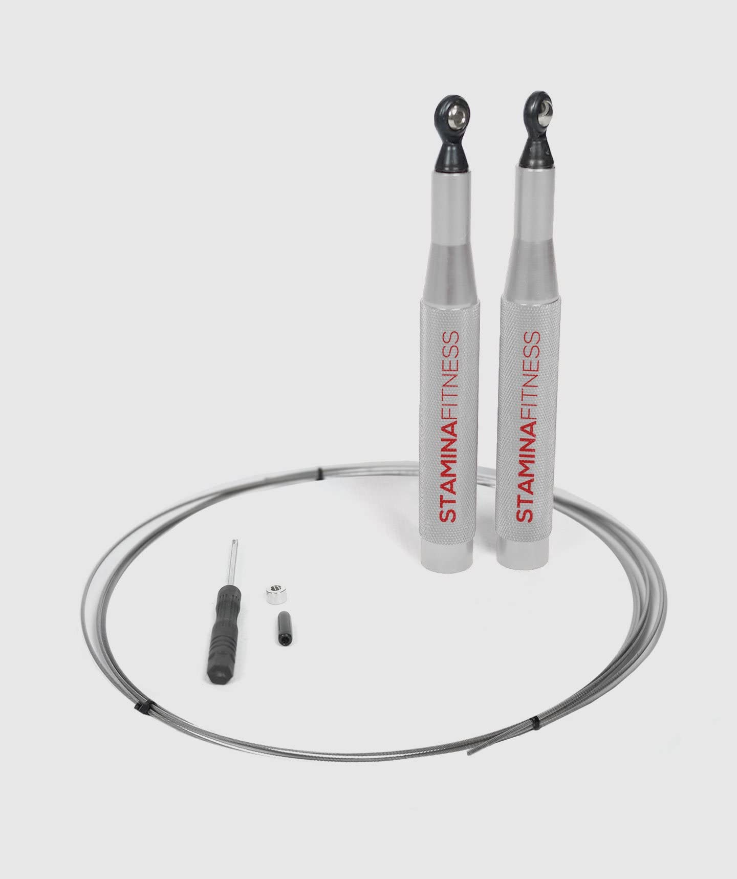 STAMINA FITNESS - Speed Lite Pro 2.0 Skipping Rope Grey