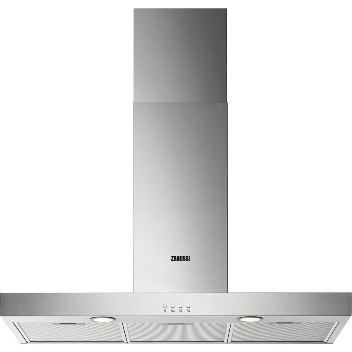 Zanussi-ZHB92670XA-Campana-extractora-de-pared-90-cm-3-velocidades-Acero-Inoxidable-Potencia-hasta-de-600-m3h