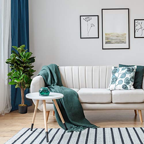 Goplus Fake Fiddle Leaf Fig Tree, 4FT Tall Artificial Tree Greenery