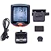 FitMaker Bike Computer, Waterproof Multifunction Cycling Speedometer with Backlit Display, 60g Wireless Multi Functional Bicycle Odometer (Black) (Black)