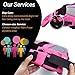 VIVAGLORY Front Float Dog Life Vest, Dog Life Jacket for Swimming & Boating, Swimming Vest with Chin Float & Handle, Ripstop & Buoyancy for Puppy Doggy, XS, Pink