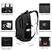 Fashion Laptop Backpack Contains Multi-function Pockets, Tocode Durable Travel Backpack with USB Charging Port Stylish Anti-theft School Bag Fits 17.3 Inch Laptop Comfort pack for Women & Men–Black II