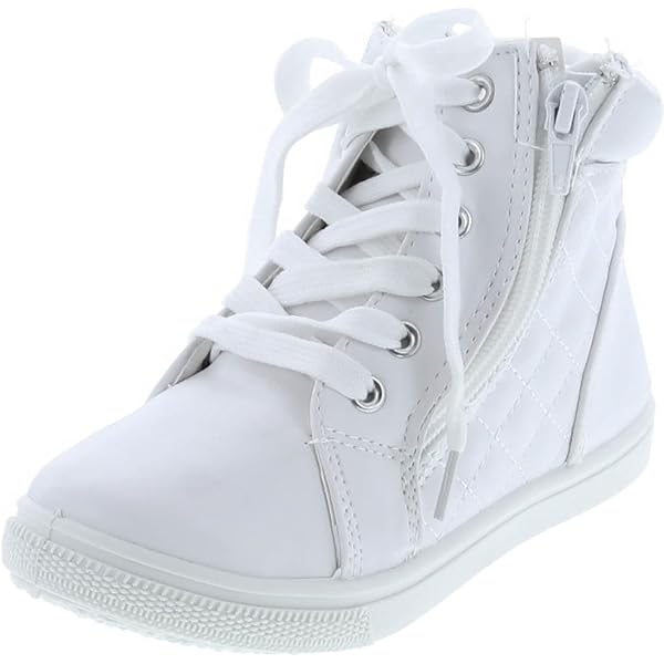 Geox Girl's Jr Creamy Sneakers - Low-Top, Quilted Design, Breathable Sole | Kids' Casual Shoes - View #2