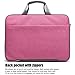 CoolBELL 15.6 inch Nylon Laptop Bag Shoulder Bag Strap Multicompartment Messenger Hand Bag Tablet Briefcase iPad Pro/Laptop/MacBook/Ultrabook/Men/Women/College,Pink