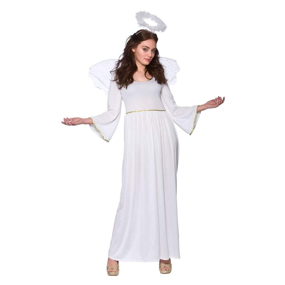 Wicked Costumes Womens Christmas Angel Fancy Dress Costume - One Size (14-16)