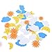 BCP The Blue Sky, The Sun, The Moon Shapes Self-Adhesive Foam Stickers For Craft Art Project