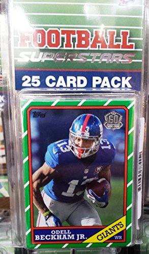 New York Giants- (10) Card Pack NFL Football Different Giant Superstars Starter Kit! Comes in Souvenir Case! Great Mix of Modern & Vintage Players for the Super Giants Fan! By 3bros