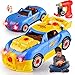 Kids’ Take Apart Racing Car Toy: 30-Piece Construction Play Set for Boys & Girls| Realistic Lights & Sounds Car Assembly Toy Tool Kit | Build Your Own Car Educational Toy For Kids Aged 3+| Top Gifting