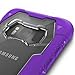 Zizo Proton 2.0 Series Compatible with Samsung Galaxy S8 Case Military Grade Drop Tested with Tempered Glass Screen Protector Purple Clear