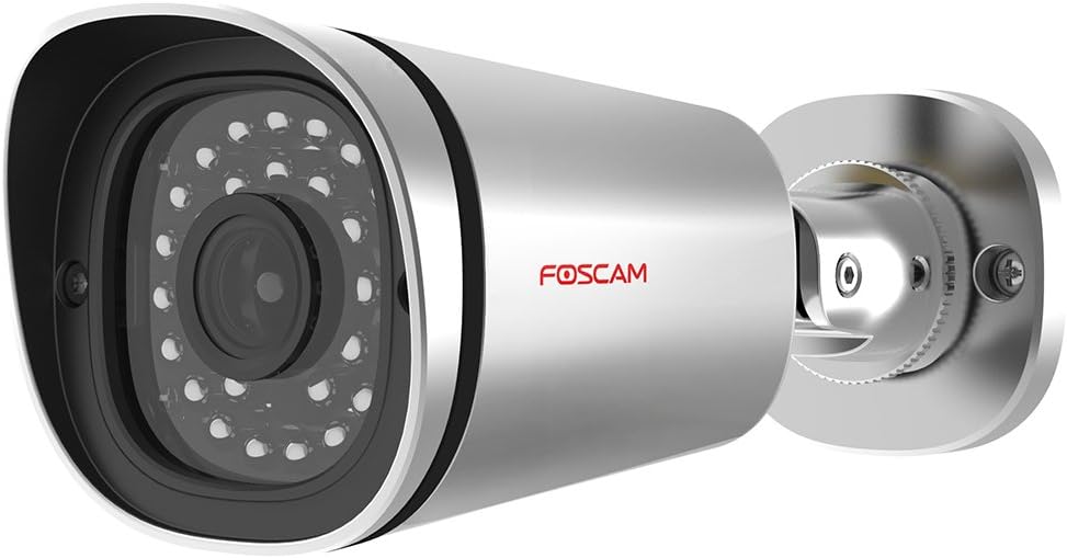 Foscam Super HD 4MP (2560x1440) PoE IP Camera, Indoor/Outdoor Security Video Surveillance Camera, IP66 Waterproof, 65ft Night Vision, Motion Detection & Alert Notification, WDR, FI9901EP