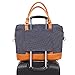 Bluboon Women Ladies Canvas Weekender Bag Overnight Carry-on Tote Duffel in Trolley Handle