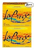 La Croix Naturally Essenced Tangerine Flavored Sparkling Water, 12oz Can (Pack of 2, Total of 24 Oz)