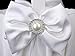 Eamall Bowknot Wedding Flower Girl Basket Faux Pearl Rhinestone Decor Ivory (wedding basket No 2)