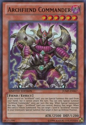 Yu-Gi-Oh! - Archfiend Commander (CT11-EN005) - Collector Tin Promos - Limited Edition - Super Rare