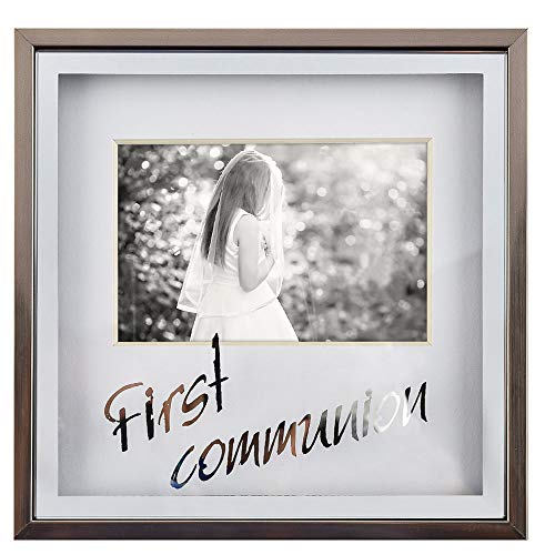 UMICAL First Communion Frame 4x6 Picture Frame - Made to Display 4x6 Photo - Ready to Stand on Tabletop
