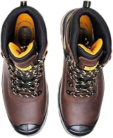 DEWALT Brown Waterproof Safety Boots Size 10 Newark Hiker Work Boots view 3