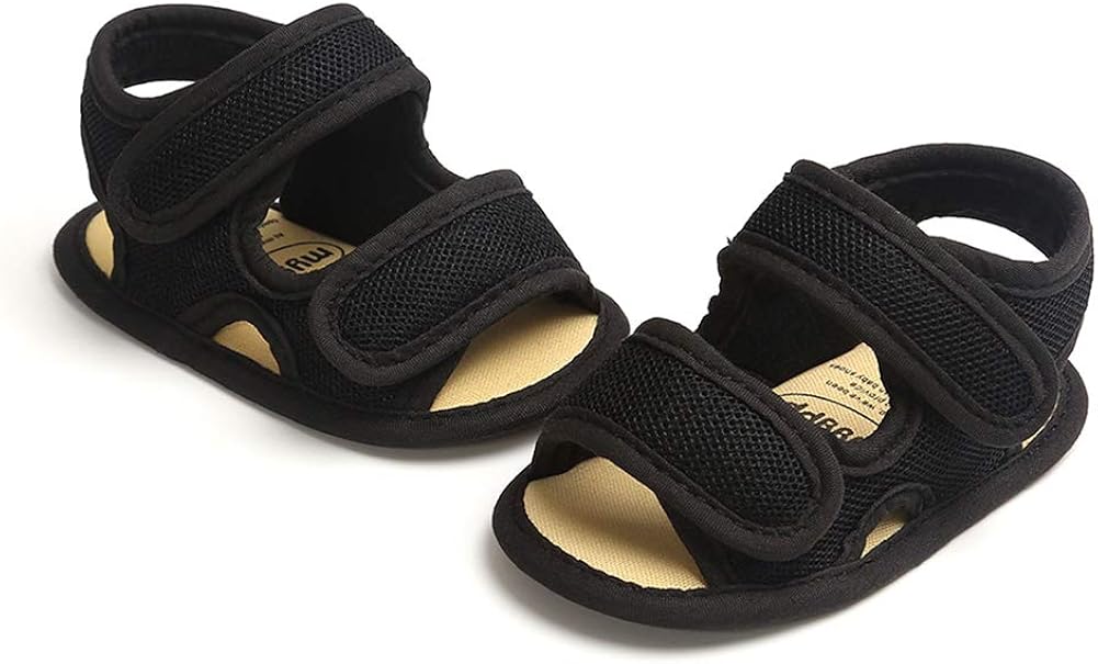  | Sawimlgy Baby Boys Girls 2 Straps Summer Dress Sandals Infant Shoes Soft Sole Breathable First Walker Newborn Shoes | Sandals