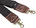 Iblue Replacement Luggage Shoulder Leather Adjustable Padded Travel Bag Straps# J2