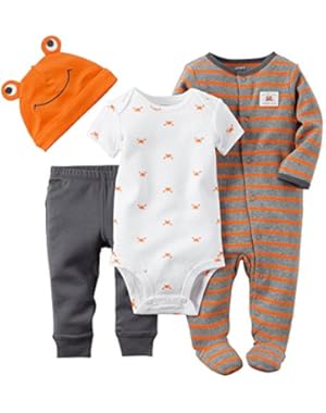 Baby Boys' 4 Piece Layette Set (Baby) - Crab-Newborn