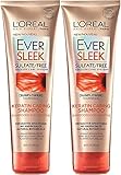 L'Oréal Paris EverSleek Sulfate Free Keratin Caring Shampoo, 8.5 fl. oz. (Pack of 2)