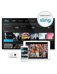 AirTV   Transmisor de canales locales de doble sintonizador para televisores móviles   Compatible con DVR   Funciona con Sling TV AirTV Negro