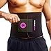 ActiveGear Premium Waist Trimmer Belt Slim Body Sweat Wrap for Stomach and Back Lumbar Support (Pink, Medium: 8