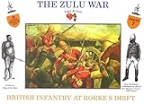Toy Soldiers The Zulu War - British Infantry At Rorke's Drift Call to Arms Plastic Army Men: 16 piece set of 54mm Figures - 1:32 Scale Marx Conte Airfix Type
