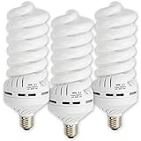 Fotodiox 3x 70 Watt Daylight Compact Fluorescent (CFL) Light Bulbs, Set of Three (3) - Full Spectrum (5400k CRI~90)