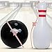 Kids Bowling Set for Kids - Includes One Big Ball and 6 Giant Inflatable Bowling Pins Jumbo Bowling Set Game - Great Party Inflatable Games for Kids