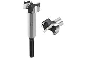 RURITKIT 15/16 Inch Forstner Bit for Woodworking,15/16" Forstner Drill Bit for Wood,Wood Drill Bit Woodworking Hinge Cutter Tool for Wood Plywood Plastic
