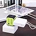 ESYWEN International Travel Power Adapter with 2.4A Dual USB Charger & Worldwide AC Wall Outlet Plugs for UK, US, AU, Europe & Asia - Built-in Spare Fuse (green)