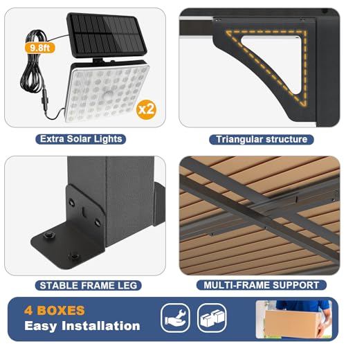 MEISSALIVVE 10' x 10' Wall Mounted Gazebo Review: Lean-To Grill Shelter with Side Shelf image 23