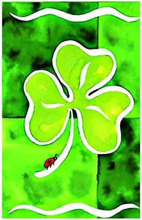 Shamrock and Friend Decorative USA-Produced Garden Flag decorative flags initial flags party flags 28 x 40 Inch Double Sided banner home flags Print flags