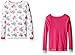My Little Pony Girls' Little Girls' 4-Piece Pajama Set, Pink/White, 6