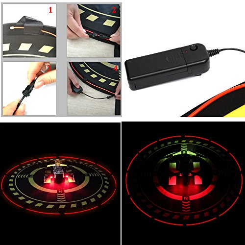 Owoda-Drone-Landing-Pad-276-inches-Waterproof-with-LED-Light-for-DJI-Mavic-Air-2MiniDJI-Mavic-2Mavic-AIRMavic-PROSparkPhantom-3-4-Drones-Accessories